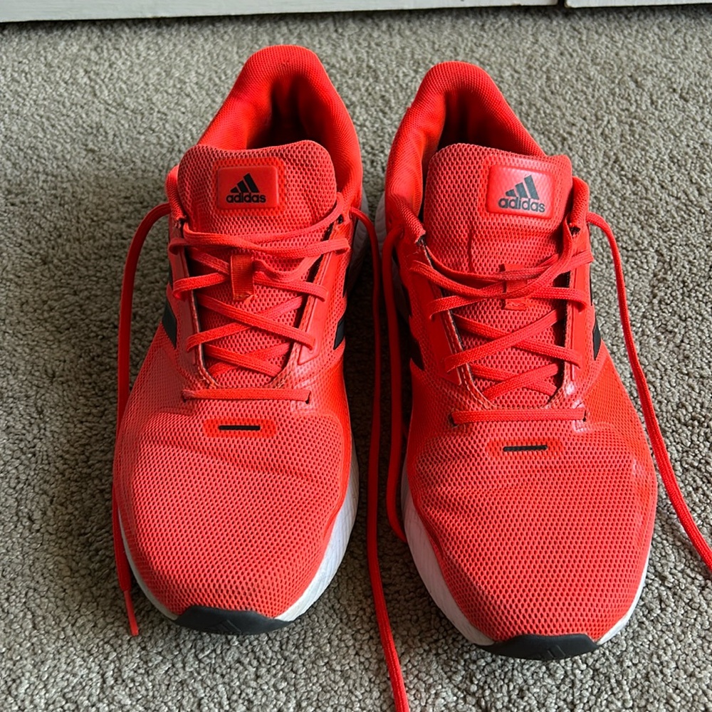 Adidas Running Shoes Men’s Size 10 Orange and Black Run Falcon 2.0